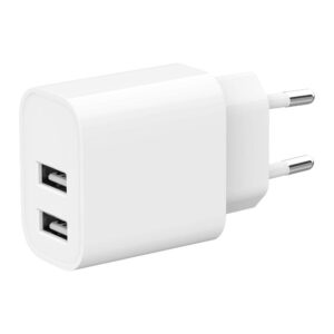 CHARGER USB UNIVERSAL WHITE/2P TA-UC-2A12-01 GEMBIRD TA-UC-2A12-01 8716309129541