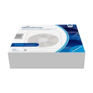 CD MEDIA ACC PAPER SLEEVES/WHITE 100PACK BOX62 MEDIARANGE  BOX62 4260057125842
