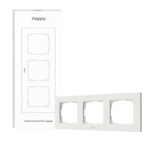 SMART SWITCH FRAME H2 (3-GANG)/WHITE FE-X02D-W AQARA  FE-X02D-W 6975833357666