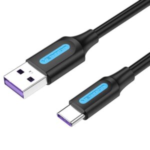 CABLE USB-C TO USB2.0/1M PVC BLACK CORBF VENTION CORBF 6922794749504