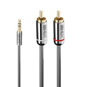 CABLE AUDIO 3.5MM TO PHONO/0.5M 35332 LINDY 35332 4002888353328