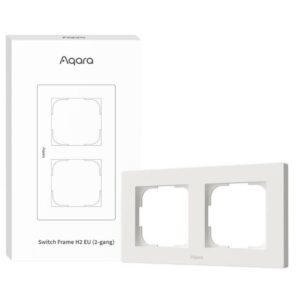SMART SWITCH FRAME H2 (2-GANG)/WHITE FE-X01D-W AQARA FE-X01D-W 6975833357642