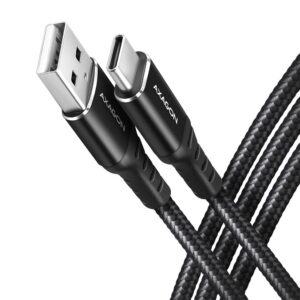 CABLE USB-C TO USB2.0 1M/BLACK BUCM-AM10AB AXAGON  BUCM-AM10AB 8595247906847
