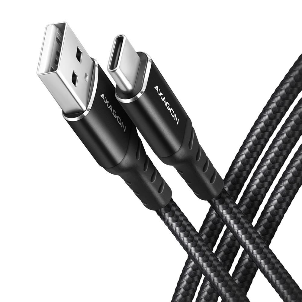 CABLE USB-C TO USB2.0 1M/BLACK BUCM-AM10AB AXAGON BUCM-AM10AB 8595247906847
