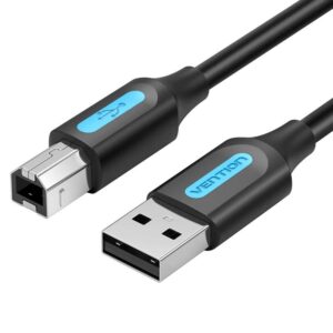 CABLE USB2.0 MALE TO MALE/2M BLACK COQBH VENTION  COQBH 6922794748576