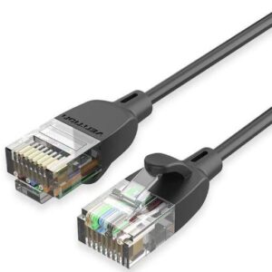 PATCH CABLE CAT.6A UTP/1M BLACK IBIBF VENTION IBIBF 6922794742949