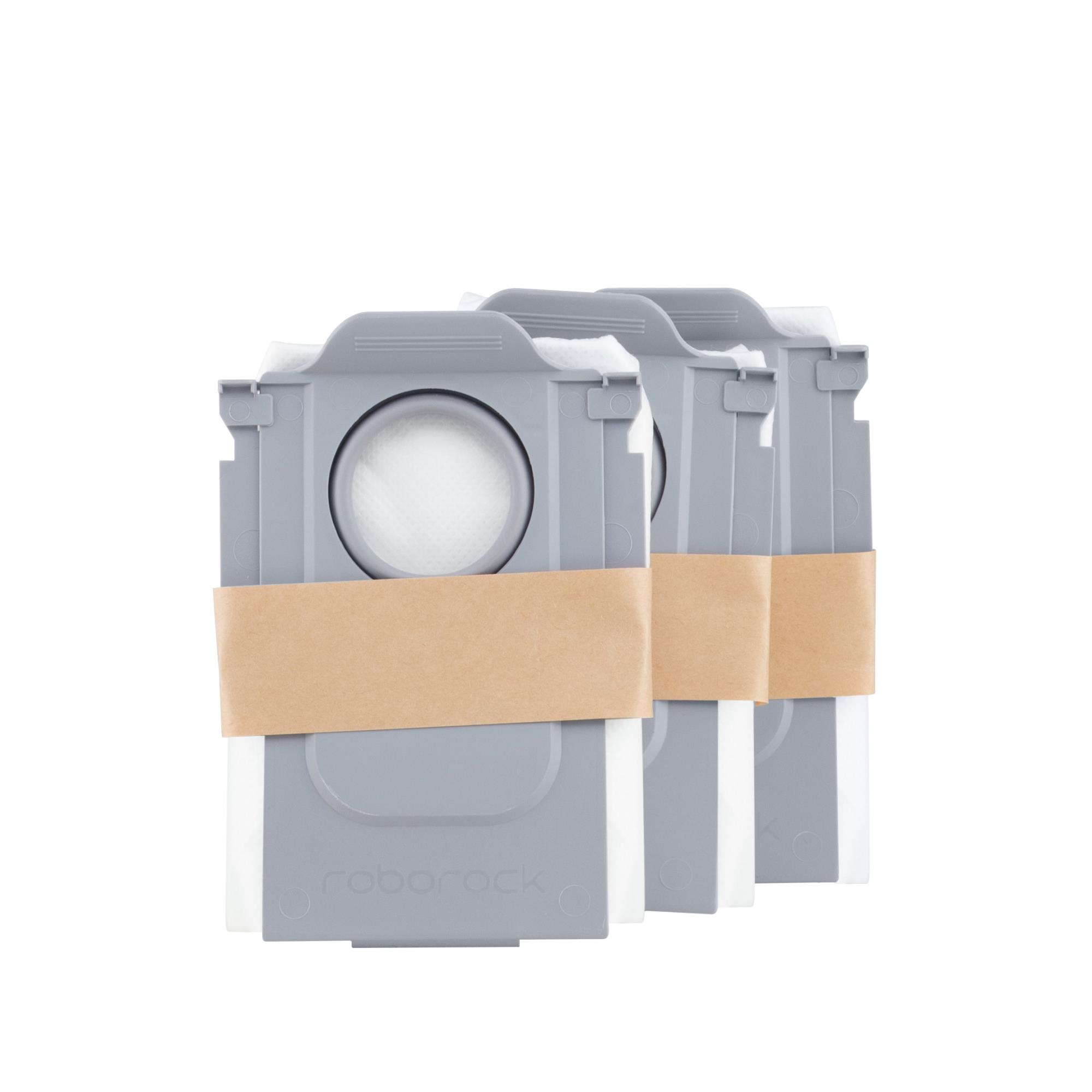 Vacuum Cleaner Accessory ROBOROCK Disposable Dust Bag 3pcs White For Qrevo/Qrevo MaxV/S8 MaxV Ultra/S8 Max Ultra/Qrevo S/Qrevo Pro/Qrevo Master/Qrevo Curv 8.02.0238 8.02.0238 6970995787566