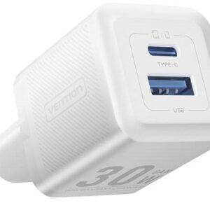 MOBILE CHARGER WALL 30W USB/2P WHITE FEQW0-EU VENTION FEQW0-EU 6922794782211