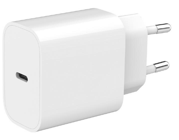 CHARGER USB-C 20W 1PORT/TA-UC-PD20-01-W GEMBIRD TA-UC-PD20-01-W 8716309133890