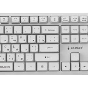 KEYBOARD +MOUSE WRL CYRILLIC/WHT KBS-WMS-01-W-CYRL GEMBIRD KBS-WMS-01-W-CYRL 8716309137065