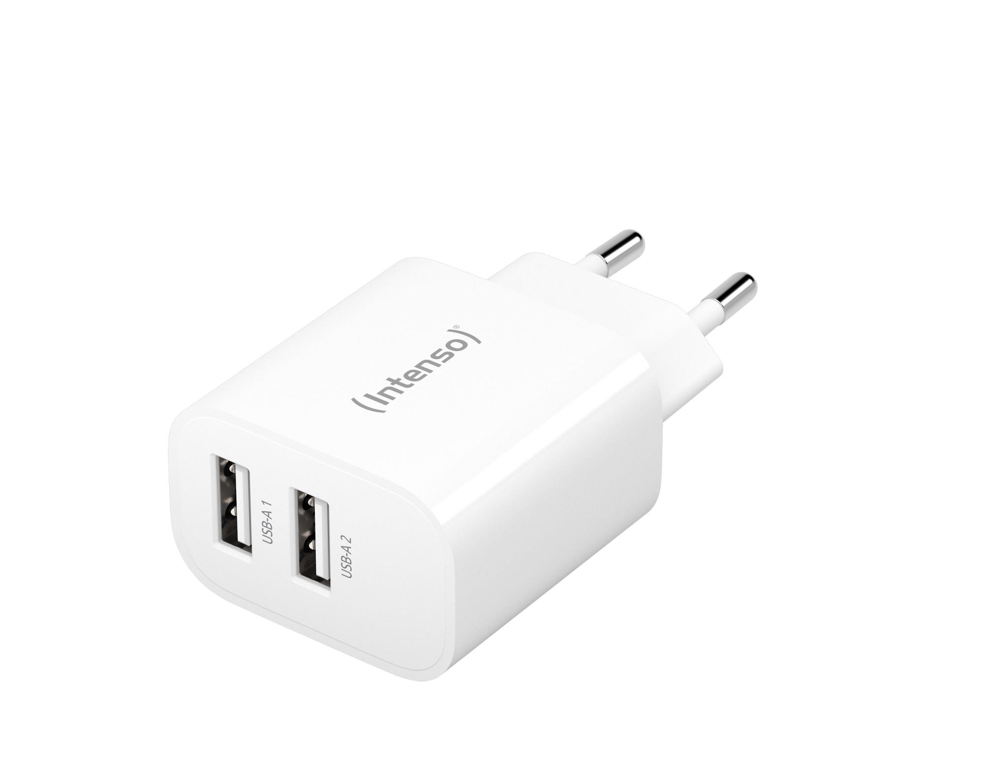 POWER ADAPTER 2XUSB-A/7802412 INTENSO 7802412 4034303033256
