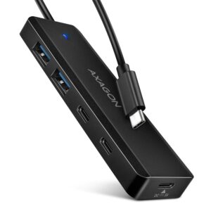 I/O HUB USB-C TRAVEL/0.19M HUE-C2C AXAGON  HUE-C2C 8595247909510