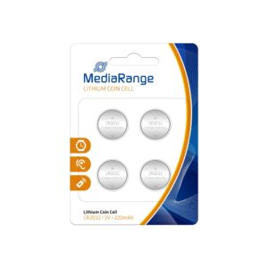 BATTERY LITHIUM CR2032 3V/4PCS MRBAT132 MEDIARANGE  MRBAT132 4260283113385