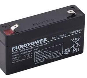 BATTERY 6V 4.5AH VRLA/EP4.5-6 EUROPOWER EMU  EP4.5-6 5902367800024
