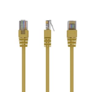 PATCH CABLE CAT5E UTP 2M/YELLOW PP12-2M/Y GEMBIRD  PP12-2M/Y 8716309038331
