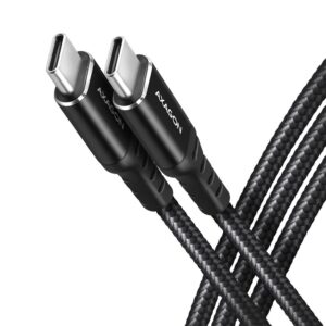 CABLE USB-C TO USB-C 3M 60W/BLACK BUCM3-CM30AB AXAGON BUCM3-CM30AB 8595247906830