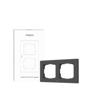 SMART SWITCH FRAME H2 (2-GANG)/GRAY FE-X01D-G AQARA  FE-X01D-G 6975833357659