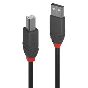 CABLE USB2 A-B 2M/ANTHRA 36673 LINDY  36673 4002888366731