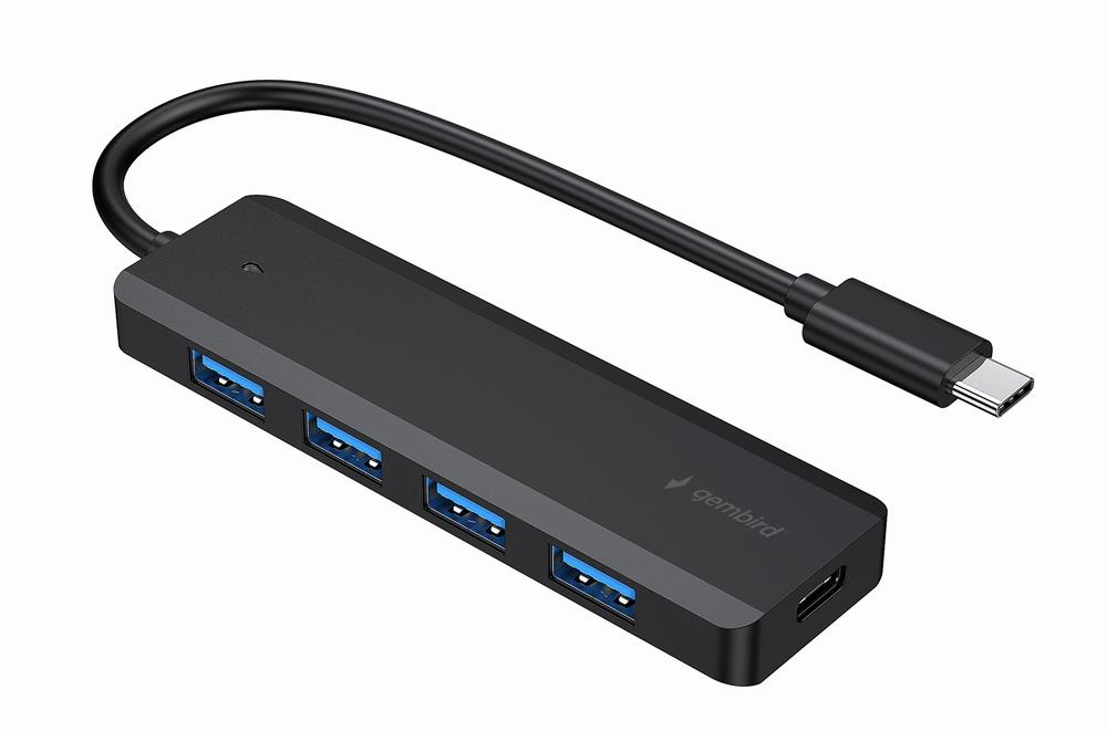 I/O HUB USB-C 4PORT/UHB-CM-U3P4P-01 GEMBIRD UHB-CM-U3P4P-01 8716309128834