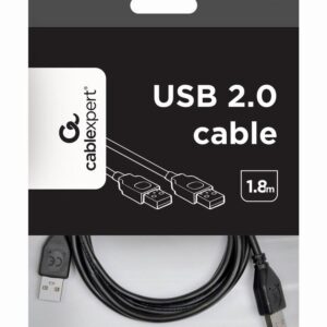 CABLE USB2 TO USB2 AM/AM 1.8M/CCP-USB2-AMAM-6 GEMBIRD  CCP-USB2-AMAM-6 8716309090278