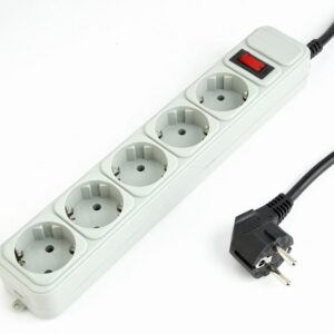 CABLE POWER EXTENSION 3M/5OUTL SPG3-B-10C GEMBIRD  SPG3-B-10C 8716309068659