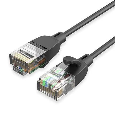 PATCH CABLE CAT.6A UTP/1.5M BLACK SLIM IBIBG VENTION IBIBG 6922794742956
