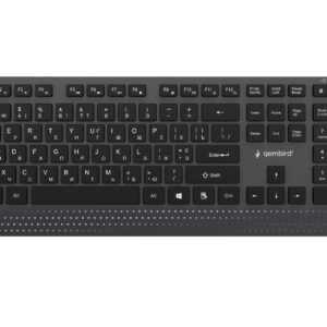 KEYBOARD MULTIMEDIA USB CYRILL/BLACK KB-MCH-06-CYRL GEMBIRD KB-MCH-06-CYRL 8716309137935