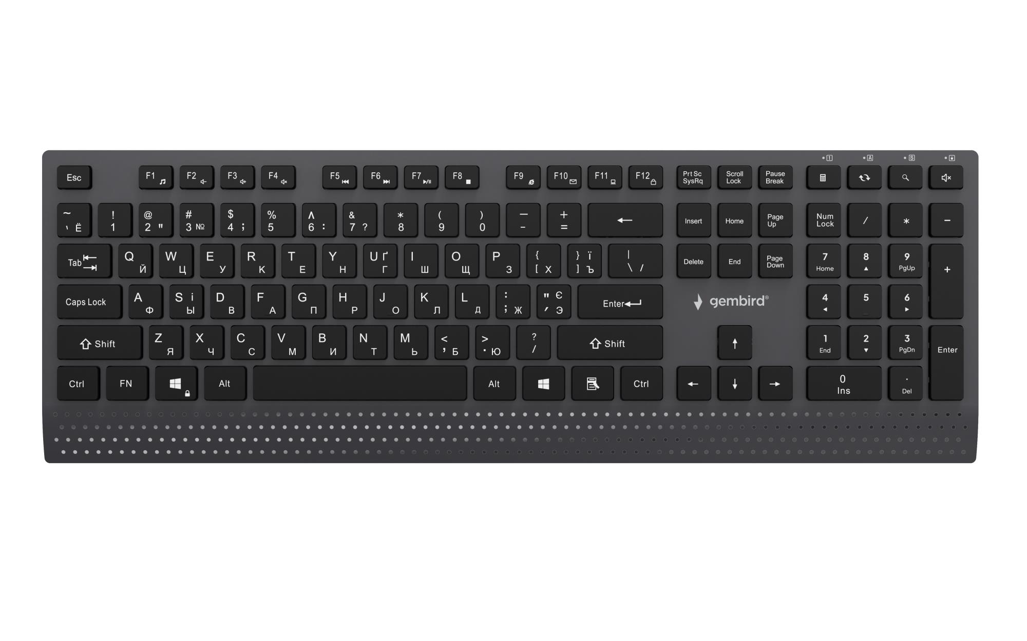 KEYBOARD MULTIMEDIA USB CYRILL/BLACK KB-MCH-06-CYRL GEMBIRD KB-MCH-06-CYRL 8716309137935