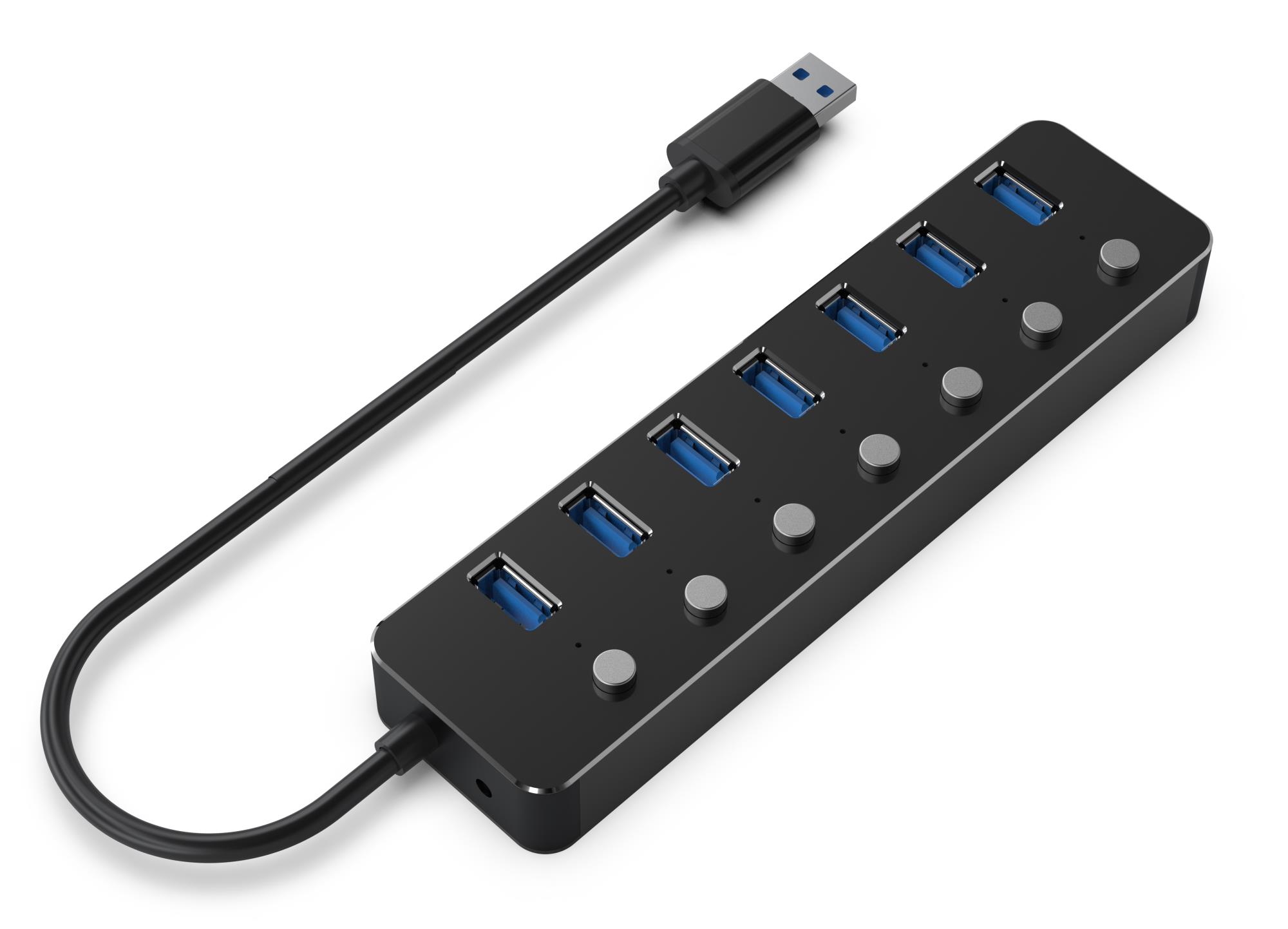 I/O HUB USB3 7PORT/UHB-U3P7P-01 GEMBIRD UHB-U3P7P-01 8716309124676